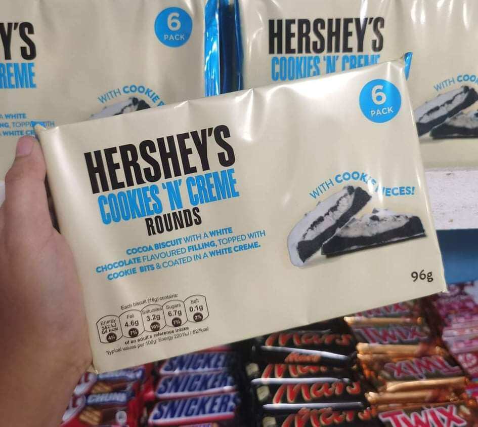 Hershey's cookies and creme rounds 96 grams Lazada PH
