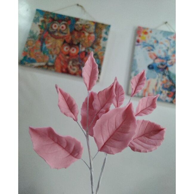 rose gold leaf edible gumpaste topper Lazada PH