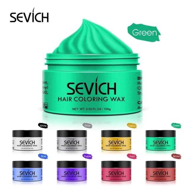 Sevich Hair Wax Color Styling Temporary Hair Dye Disposable Coloring