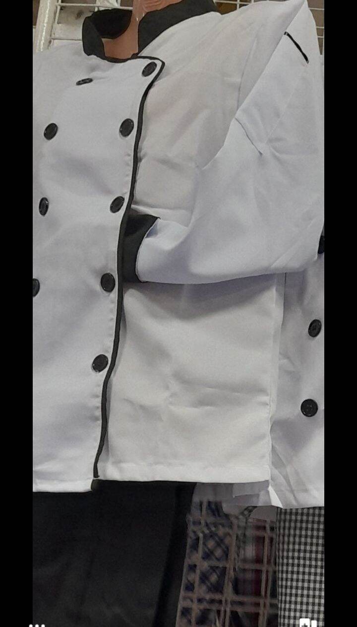 COD COMPLETE SET CHEF uniforms Set including pants,top,tok and aprons