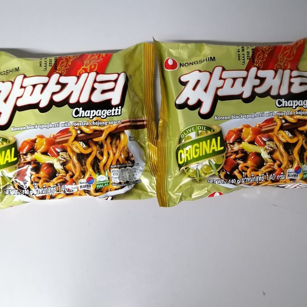 Chapagetti (Nongshim) Net Weight: 140g. SOLD by 2's (2x140g) Korean ...