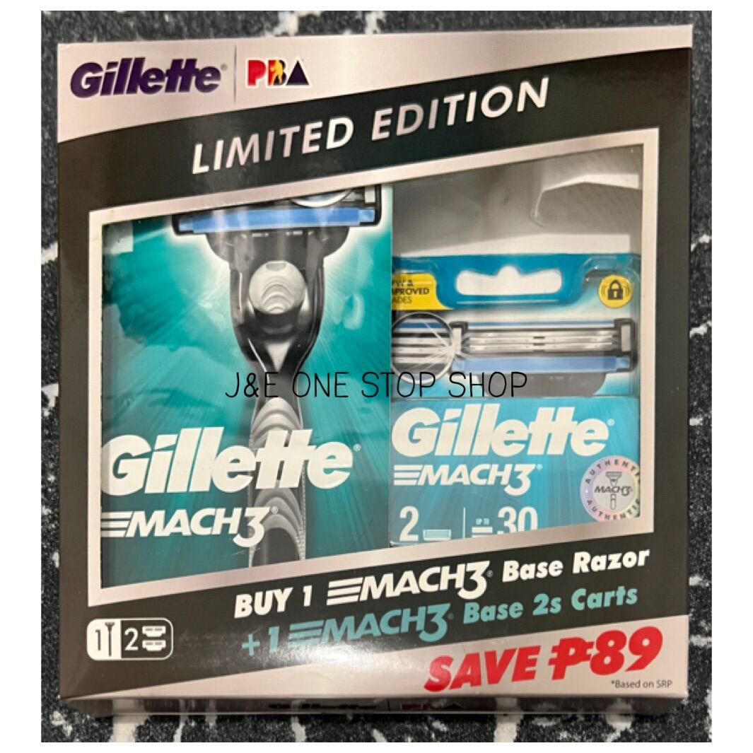 Gillette Limited Edition Mach 3 Razor + 2 Refills