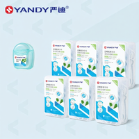 Yandy | Fluoride Dual-Line Flat Smooth Floss Picks