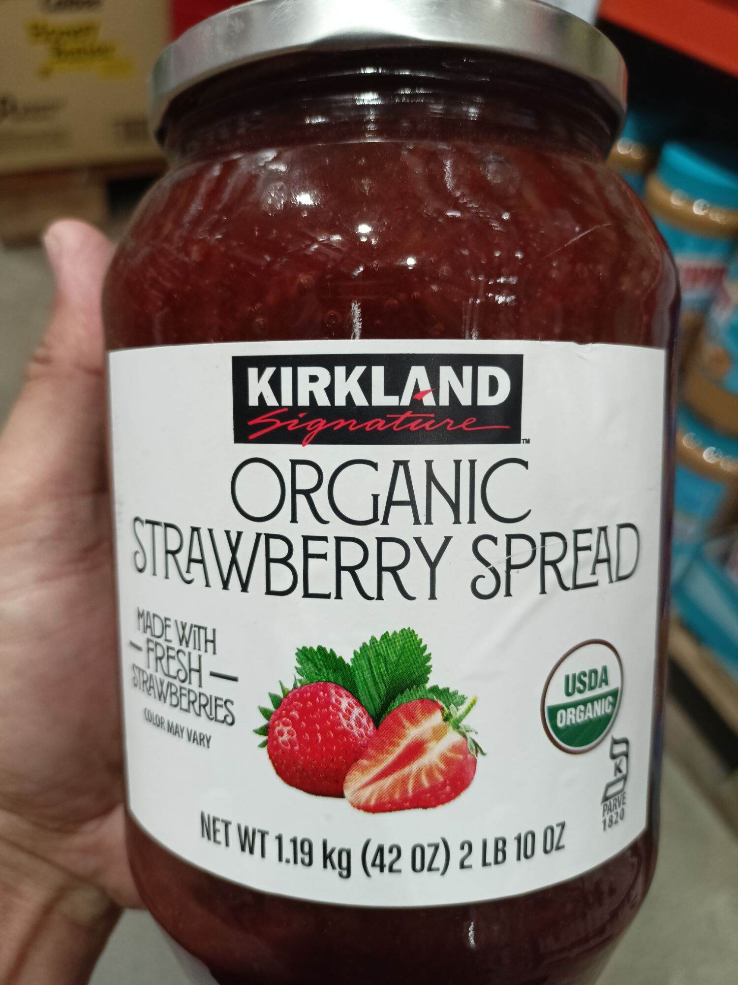 Kirkland Signature Organic Strawberry Spread 1.19kg Lazada PH