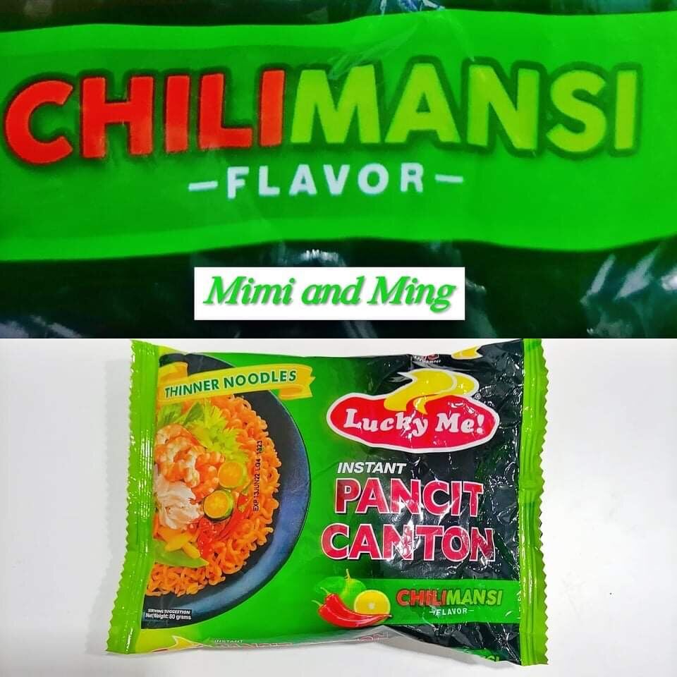 Lucky Me Instant Pancit Canton 80 grams / Chilimansi Flavor. Sold by 6's