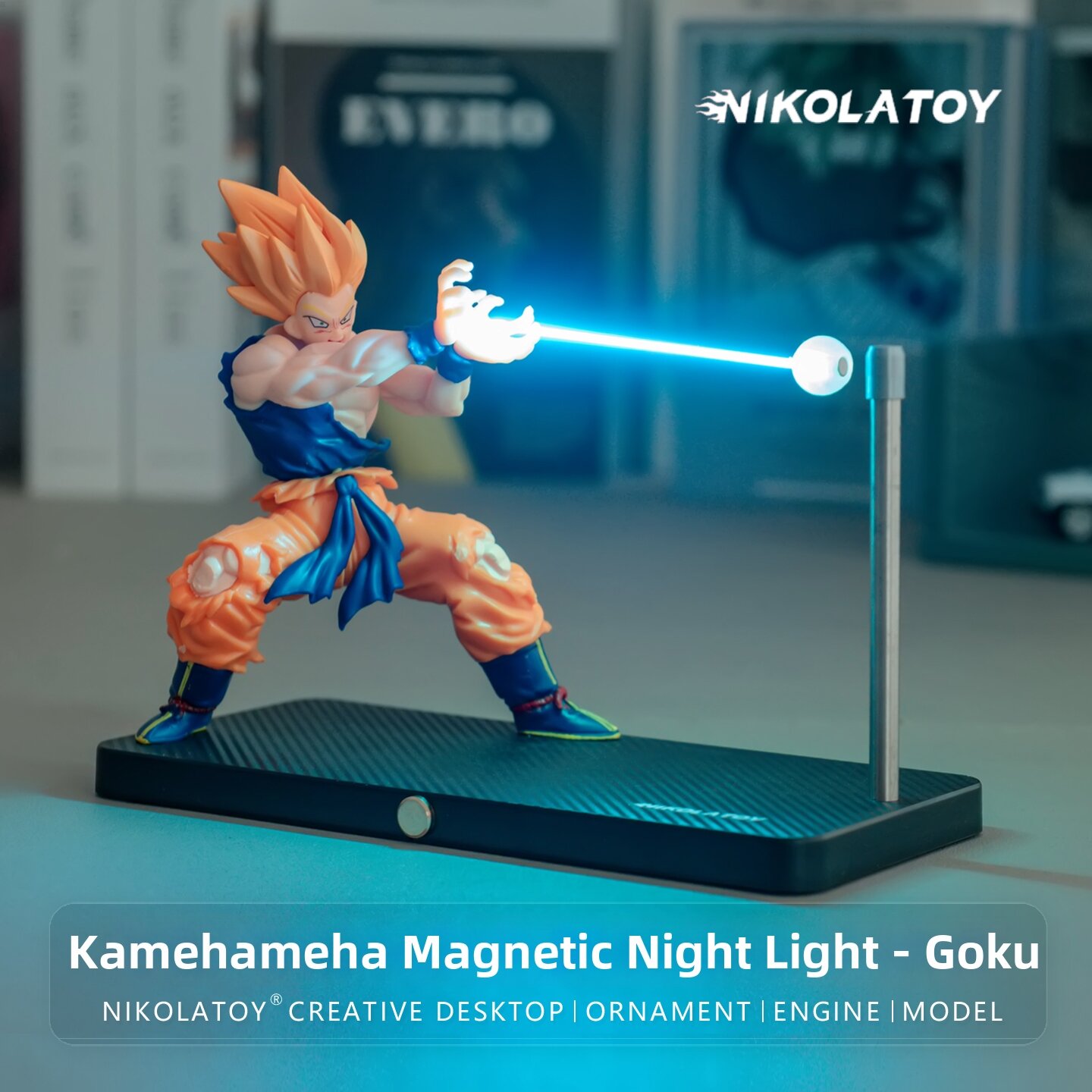 NIKOLATOY | Dragon Ball Anime Themed Z Super Saiyan Vegita Night Light