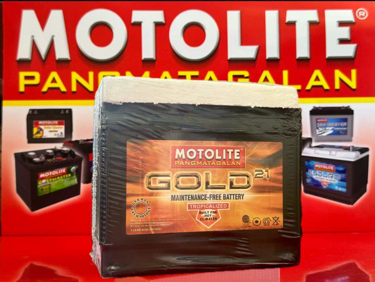 Motolite 3SMF Gold Maintenance Free Car Battery D31L D31 N70 N70L 3SM