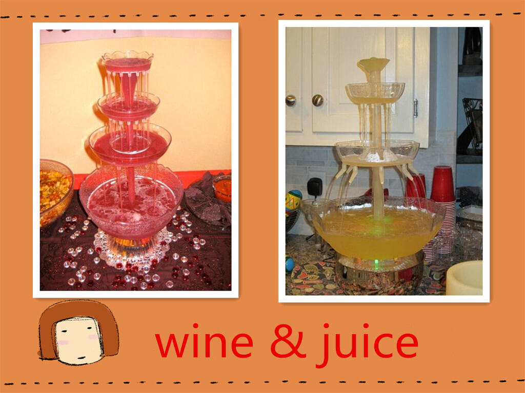 220V Red Wine Champagne Fountain Juice Drinking Water Dispenser Beer  Waterfall Machine For Wedding Birthday Party