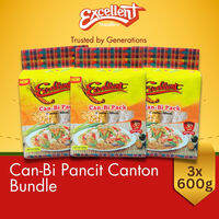 [Bundle of 3] Excellent 2-in-1 CAN-BI Noodles Pancit Canton-Bihon 600g