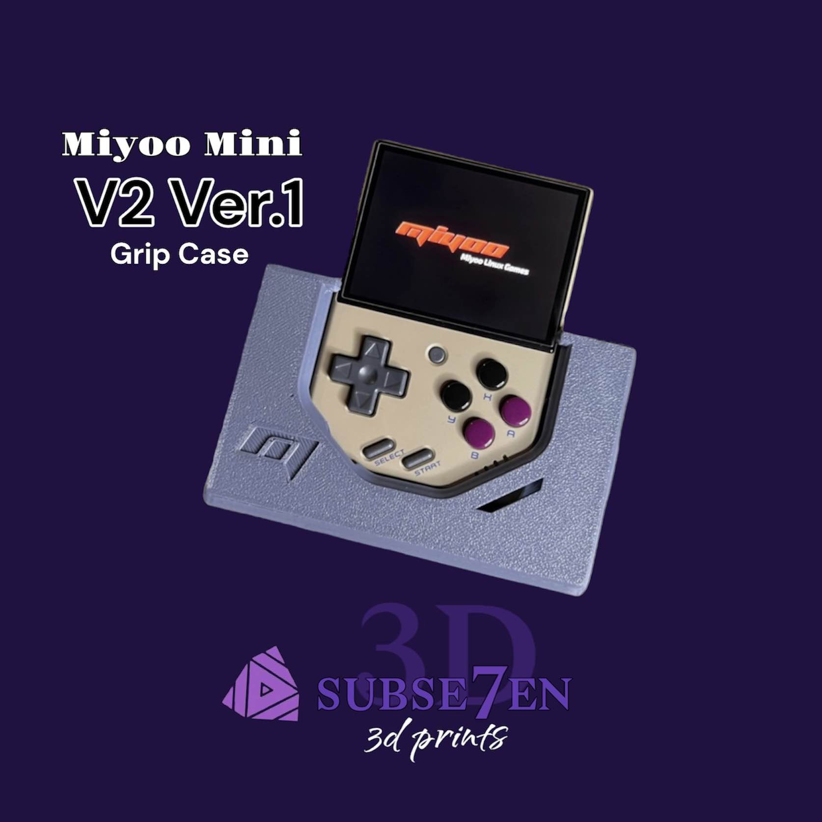 Miyoo Mini Grip Case V2 Retro Gaming Handheld Gaming Accessories