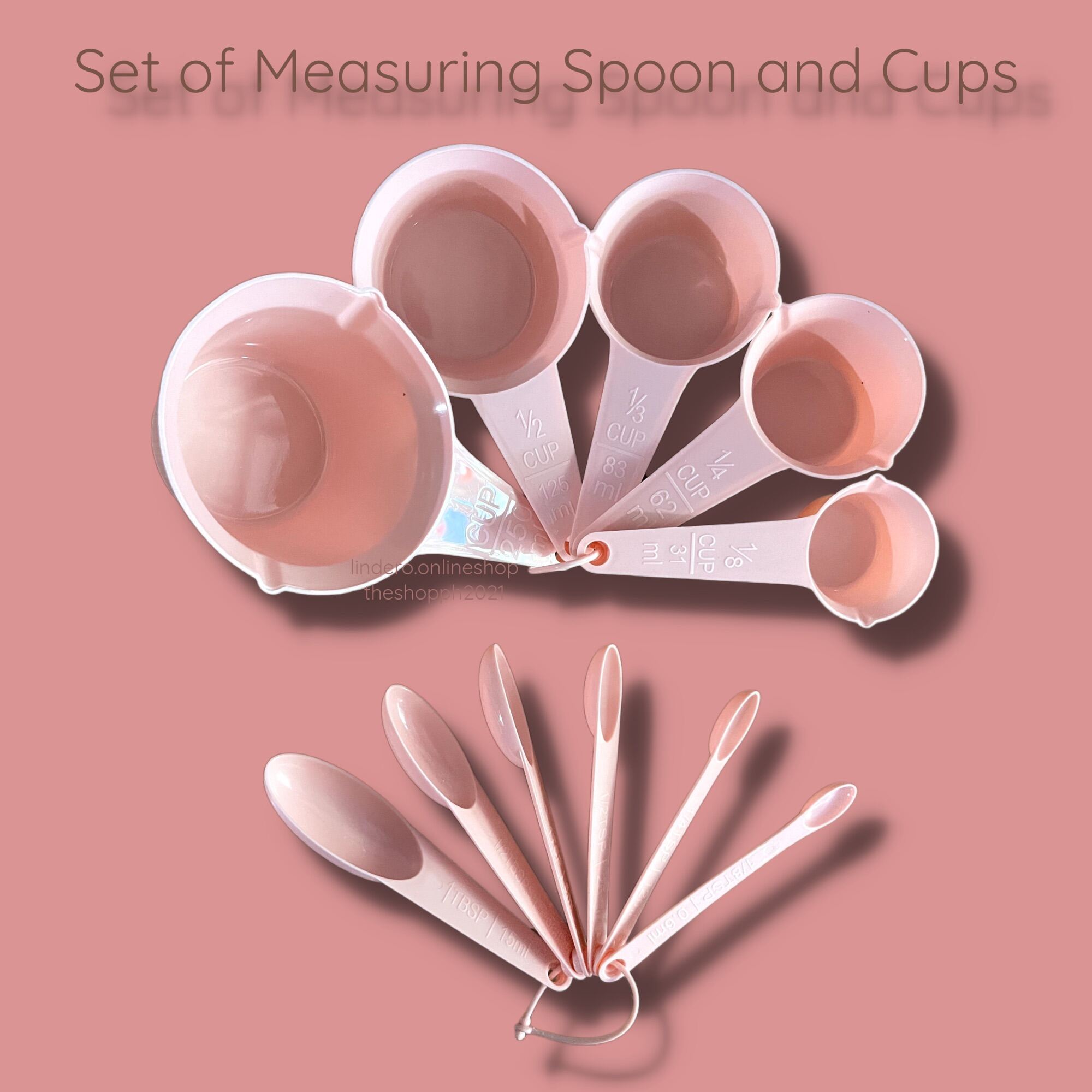 Set Of Measuring Spoon And Cups Lazada Ph