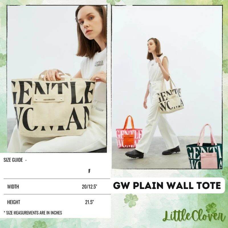 【GENTLEWOMAN】GW PLAIN WALL キャンバストートバッグ GENTLEWOMAN】GW PLAIN WALL キャンバストートバッグ