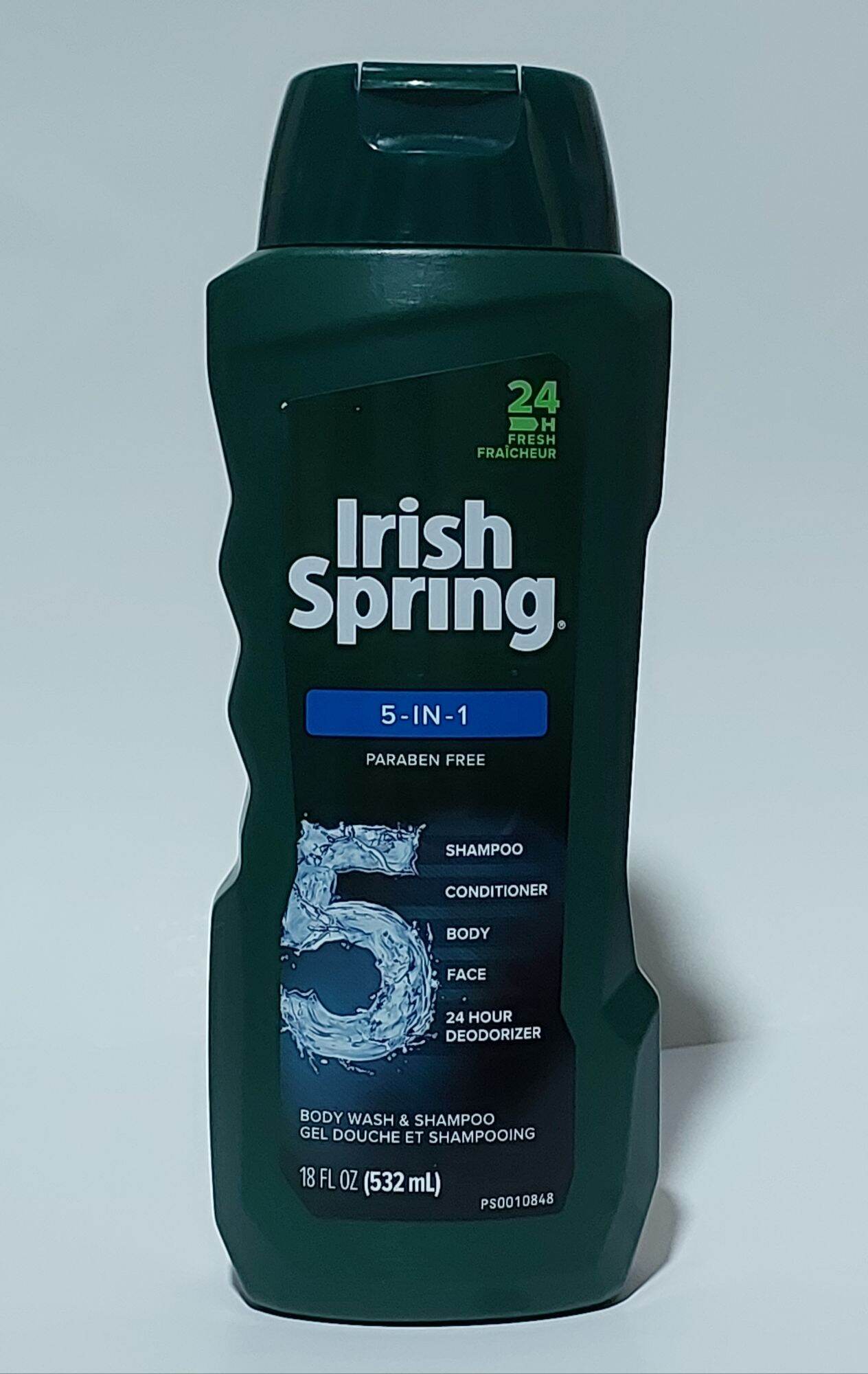  Irish Spring 5-in-1 Shampoo, Conditioner, Body Wash