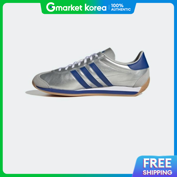 adidas / Adidas Women's Sneakers Low-Top Country Og Silver Blue Daily Lightweight Comfortable Fashion