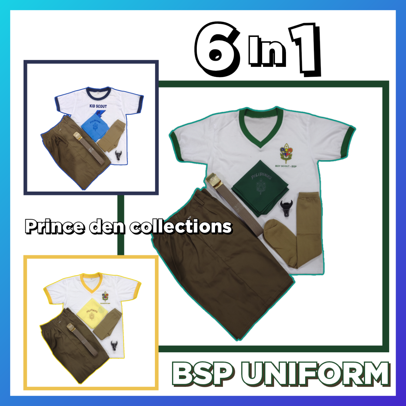 TPC (8 IN 1) KAB SCOUT UNIFORM DURABLE QUALITY