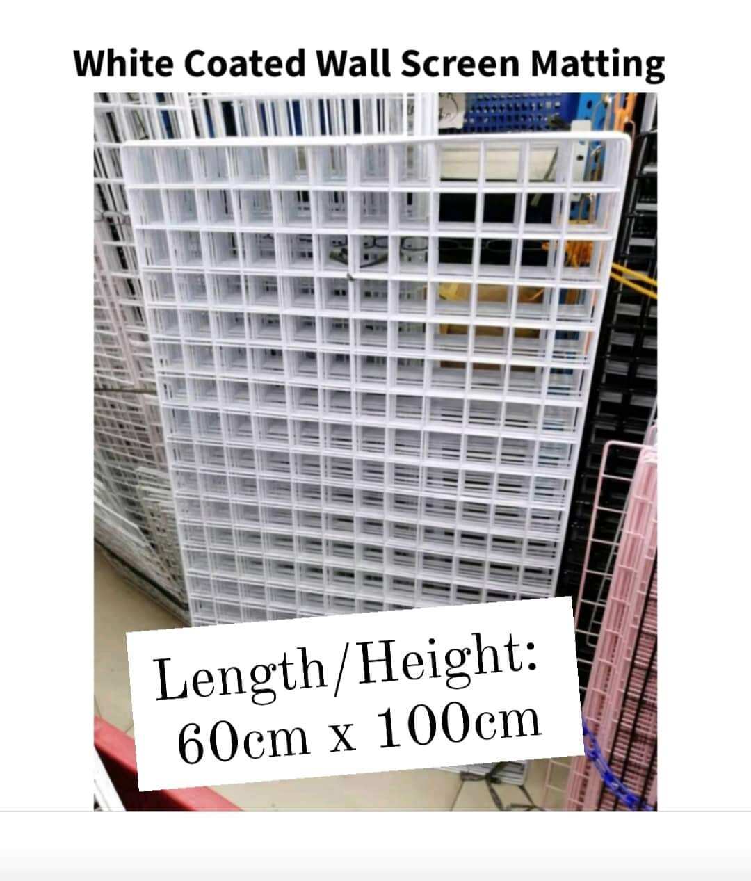 Wire Mesh Grid Screen Black and White 60X100|WIRE Mesh Wall DECORATION|WIRE Wall Mesh Grid PANEL|WIRE Mesh Grid Black 45X85|STEEL Screen MATTING|SCREEN MATTING|WALL Screen Matting DECORATION|WIRE Mesh SCREEN|SCREEN Wire MESH|SCREEN Matting