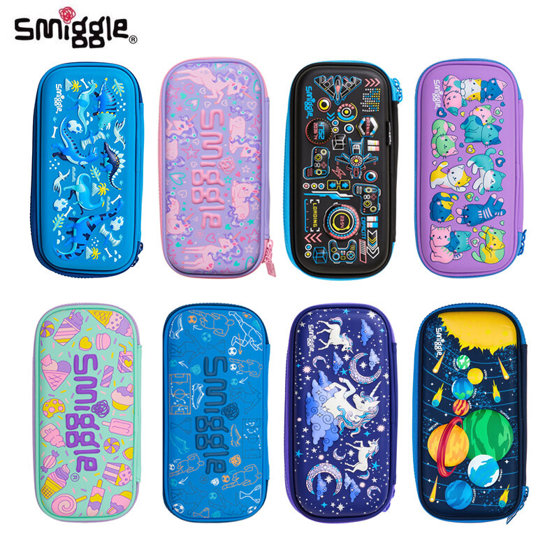 Smiggle Pencil Case Australia Stationery Box Pencil Case Primary School Girls Small Children's Pen Container