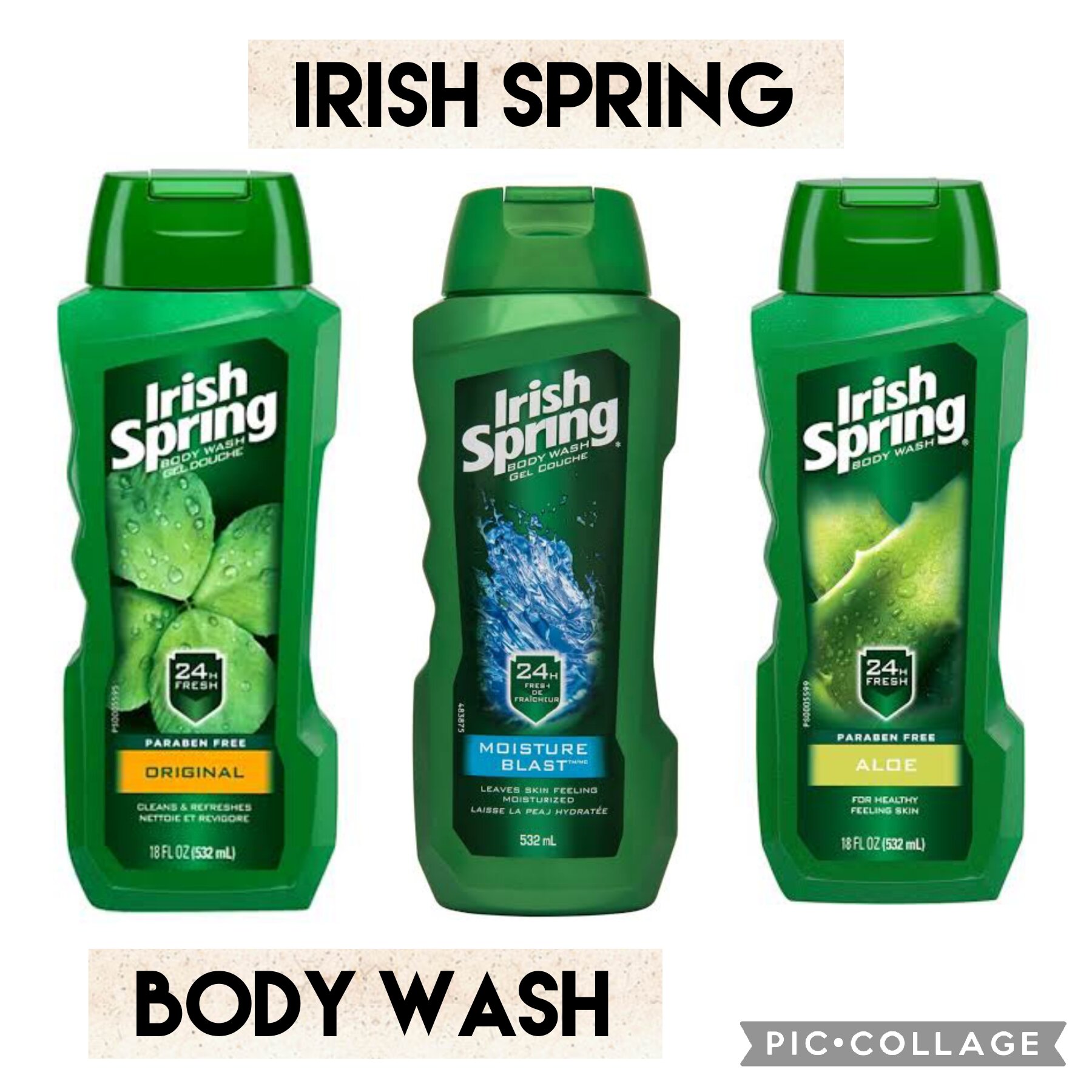 IRISH SPRING BODY WASH ORIGINAL MOISTURE BLAST 18OZ SALE AUTHENTIC