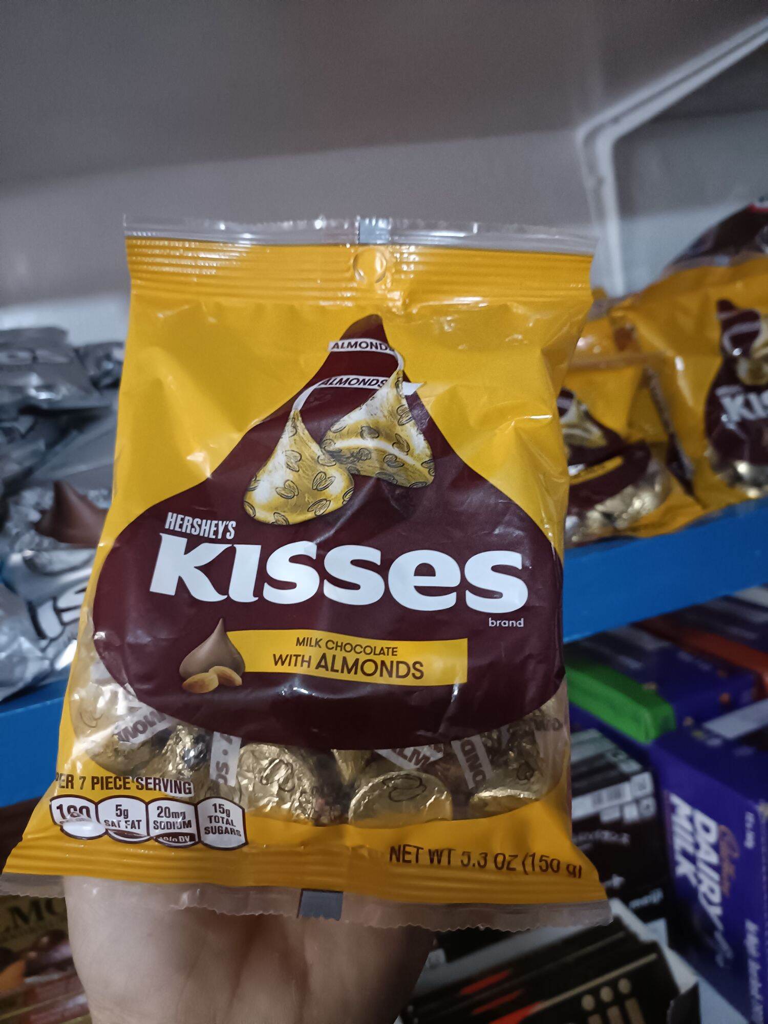 Hershey's kisses milk chocolate with almonds 150g Lazada PH