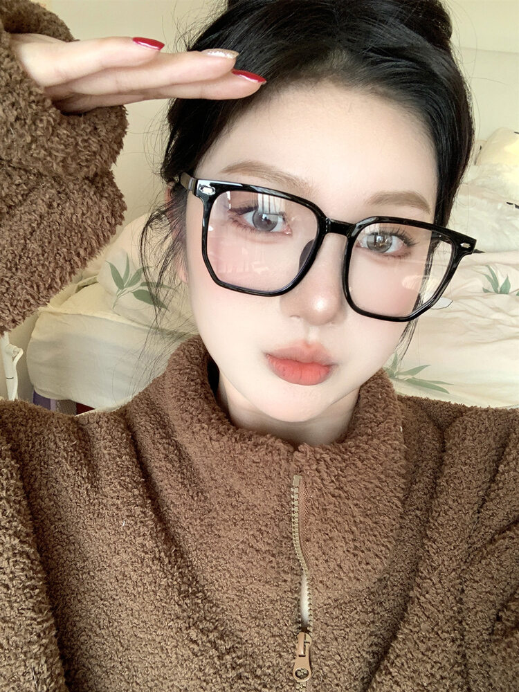 CHAOLU | Wood Grain Style Myopia Glasses for Women Face Slimming Presyo  2,202 Piso*Libreng Shipping