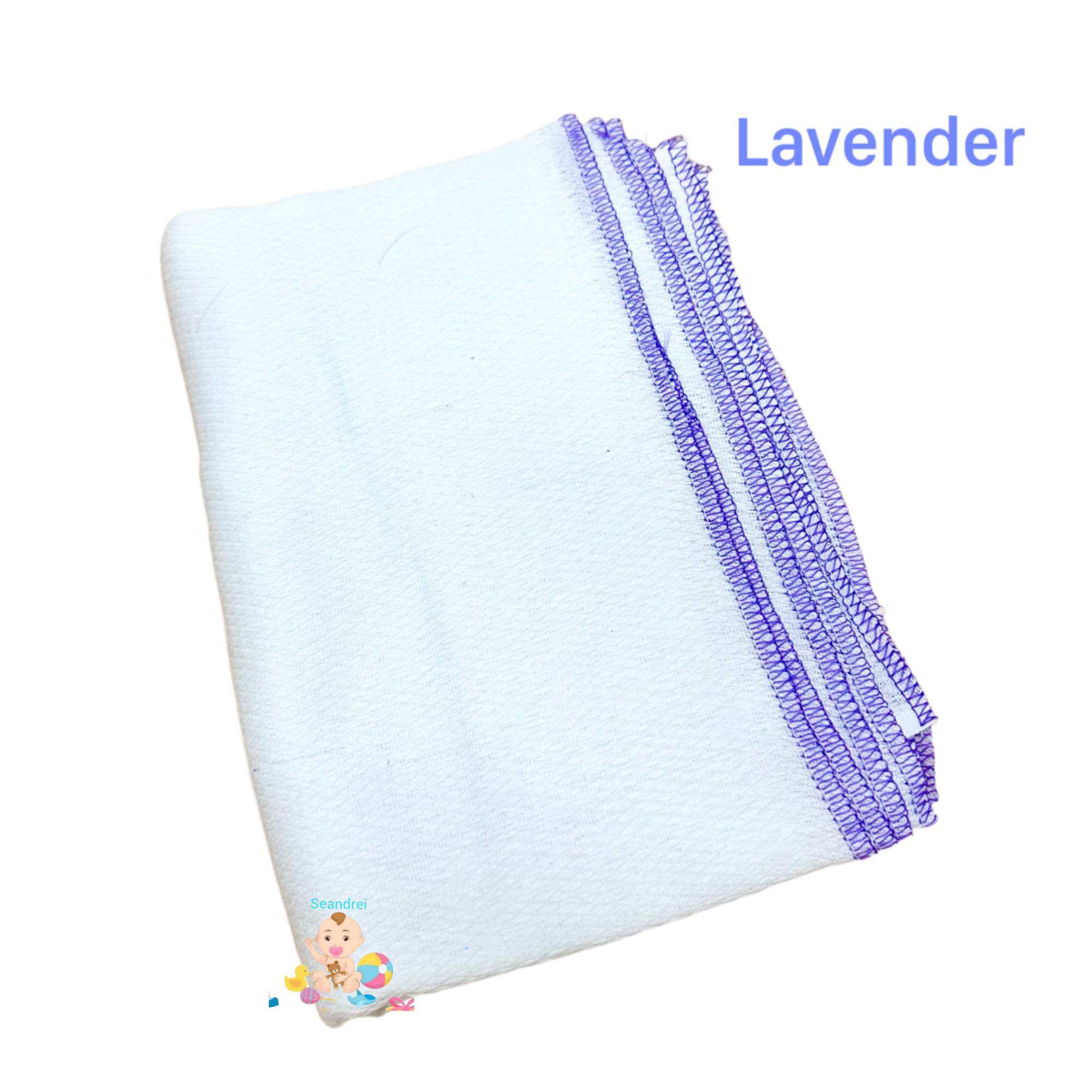 3Pcs6Pcs1dozenBirdseye Lampin/Cloth Diaper for Baby Colored Edging Stitches