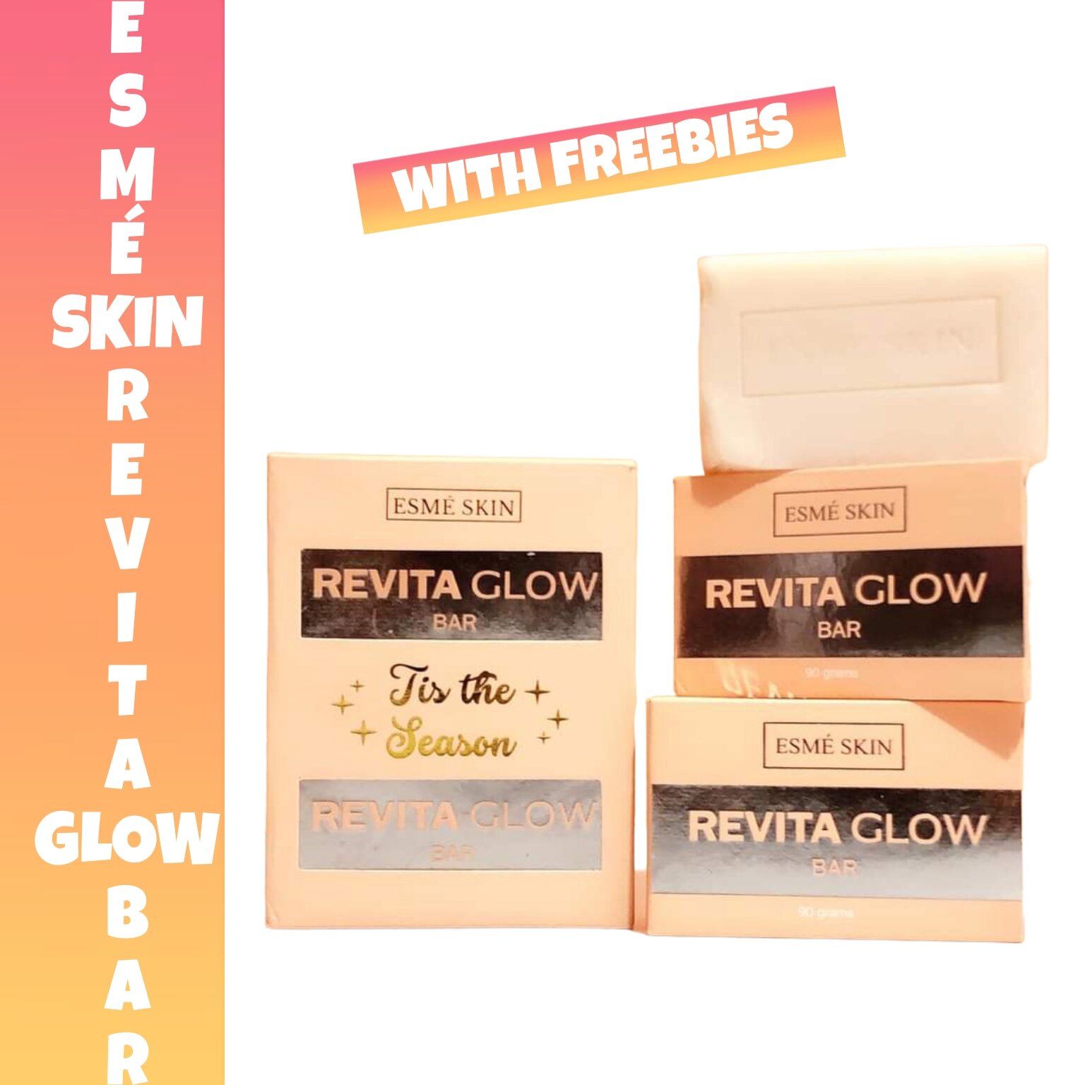 ESME SKIN REVITA GLOW BAR WHITENING ( 135grams & 90grams ) Lazada PH