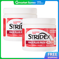 Stridex | Stridex Max Plus Pads 55 Sheets X 2 Packs Pimple Pore Dead Skin Cell Blackhead Sebum Removal