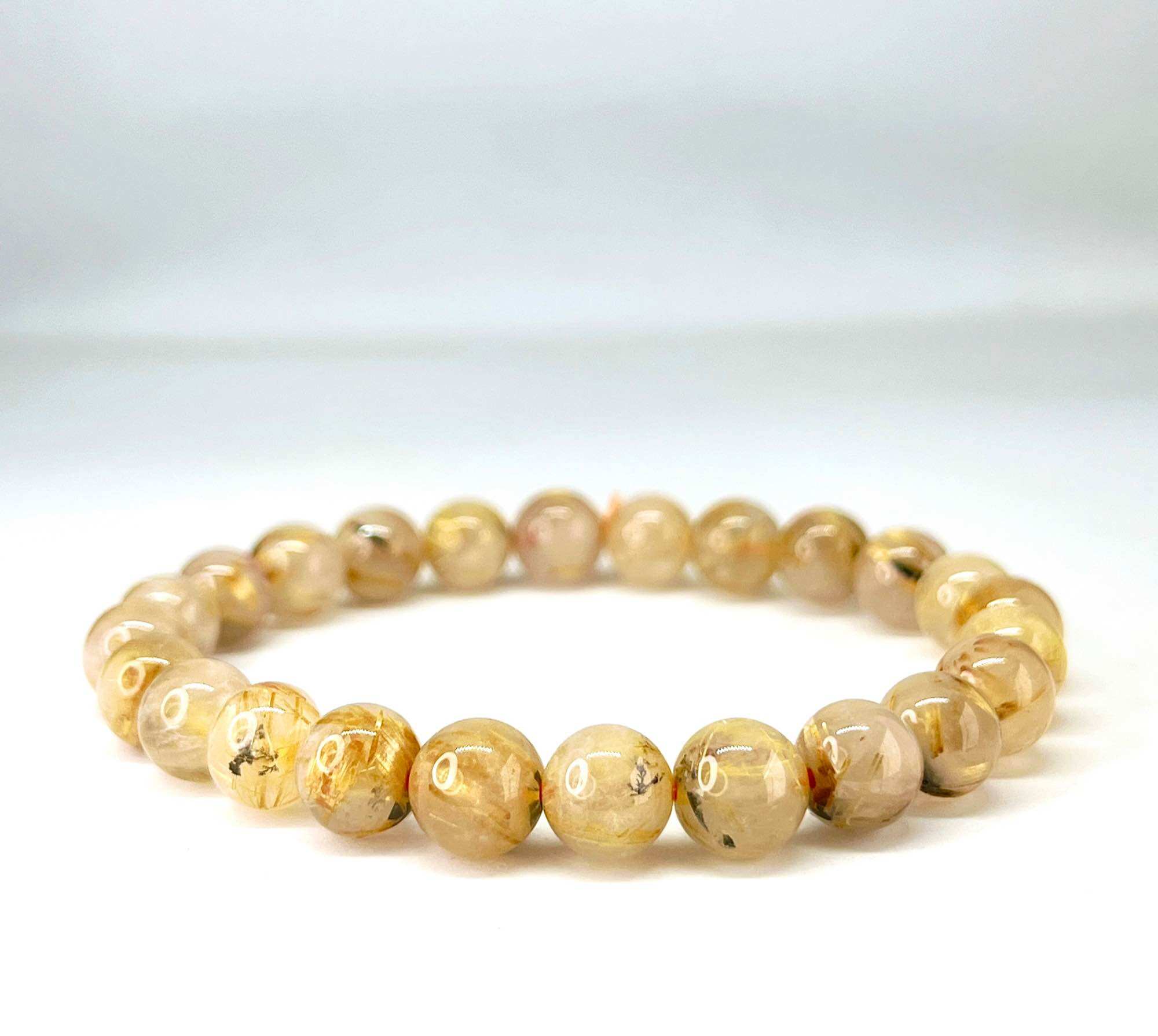 NATURAL COLORFUL RUTTI BRACELETS ( Stone against negative thoughts )