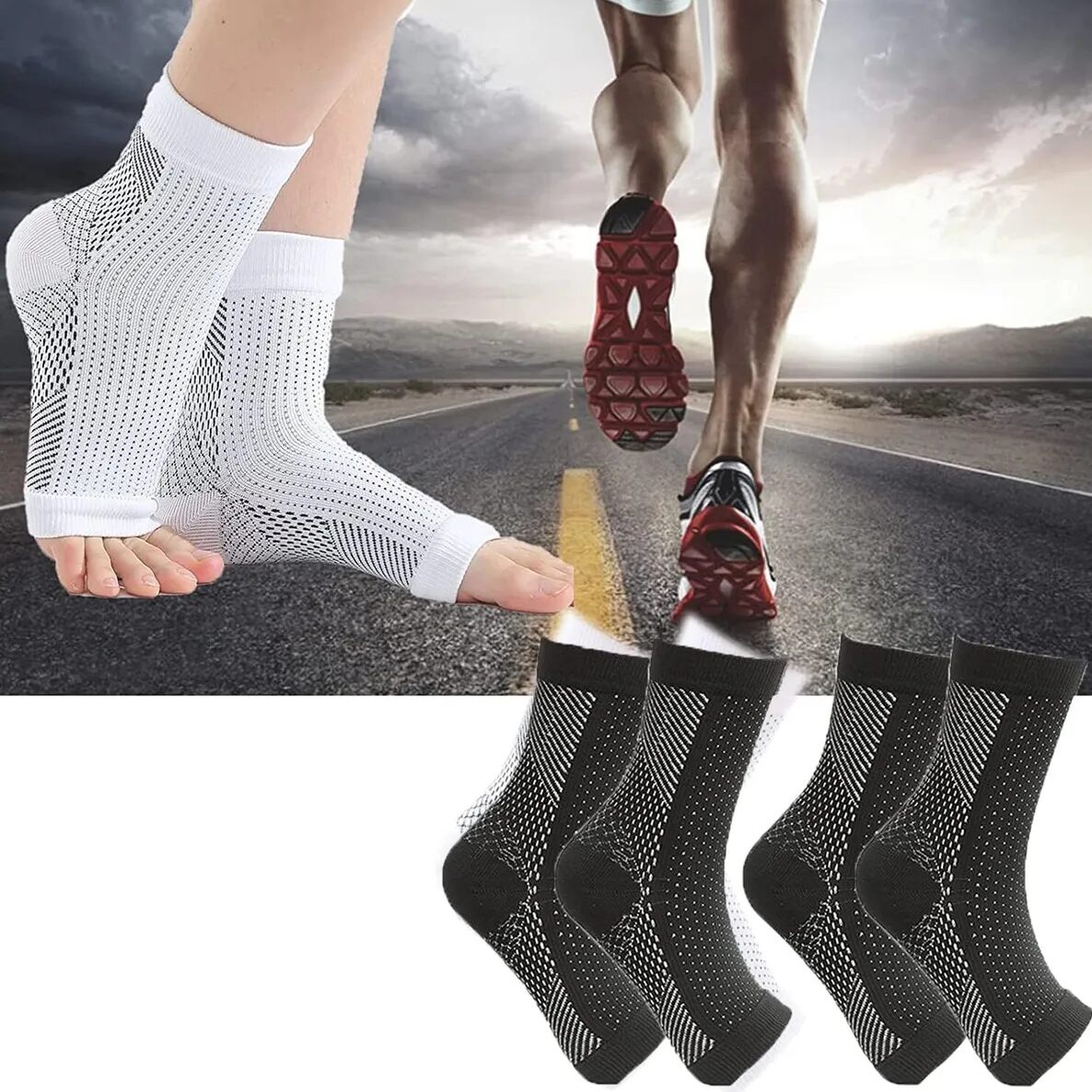 Elastic Foot Care Socks - Cracked Feet Protector