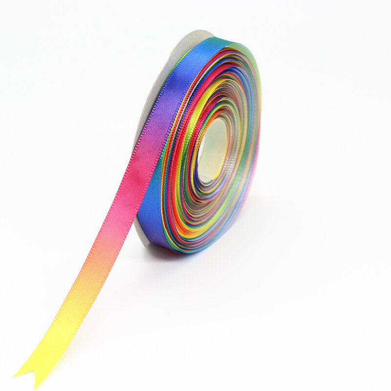 Blue Sea Rib Rainbow Ribbon Flower Packaging Ribbon Cake Box Packaging ...