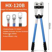 Iwiss | Effort-saving Terminal Crimping Pliers Manual Cold Press OT Copper Aluminum Lugs