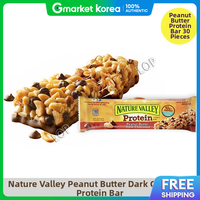 Nature Valley | Nature Valley Peanut Butter Dark Chocolate Protein Bar 40g 30 Packs / Healthy Diet Cereal Snack