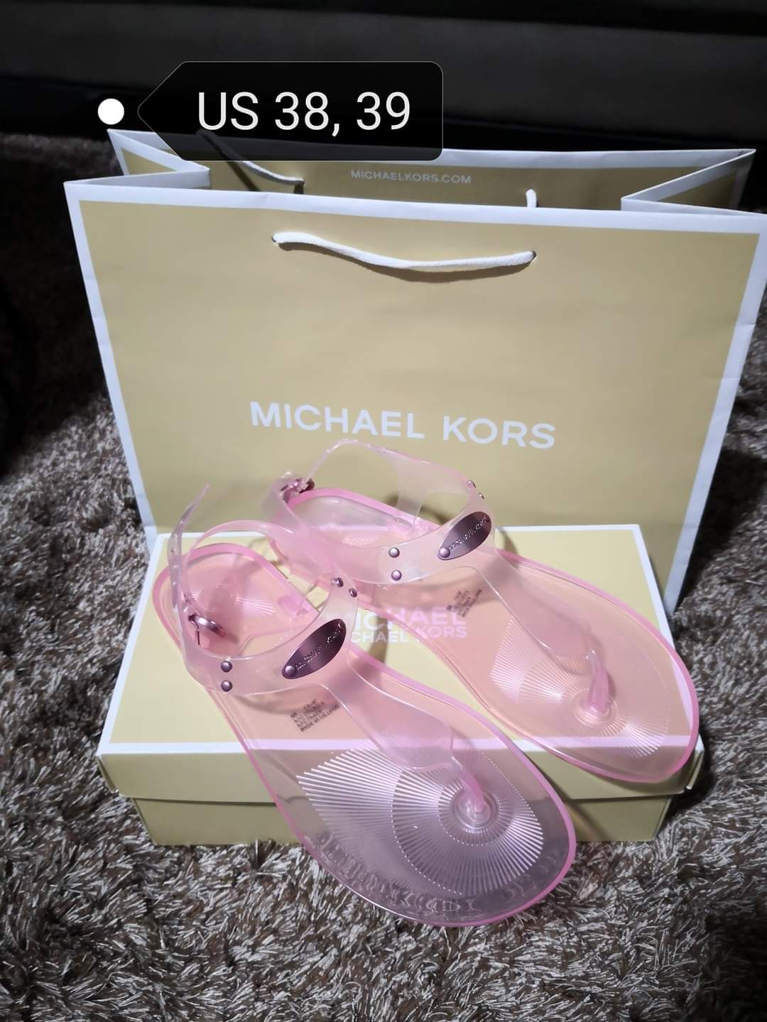 Michael Kors Jelly Sandals Size US 8 and 9 | Lazada PH