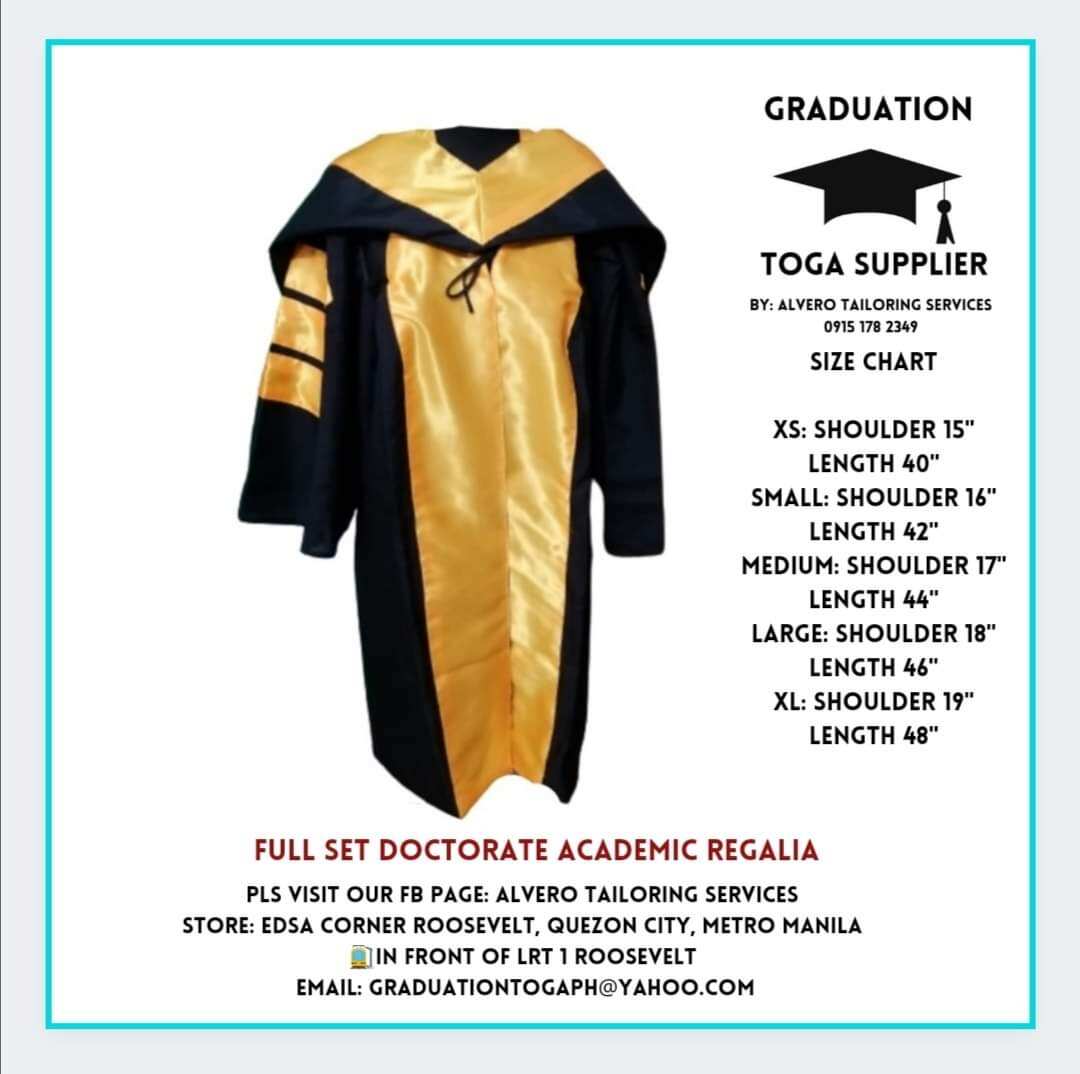 doctorate degree toga