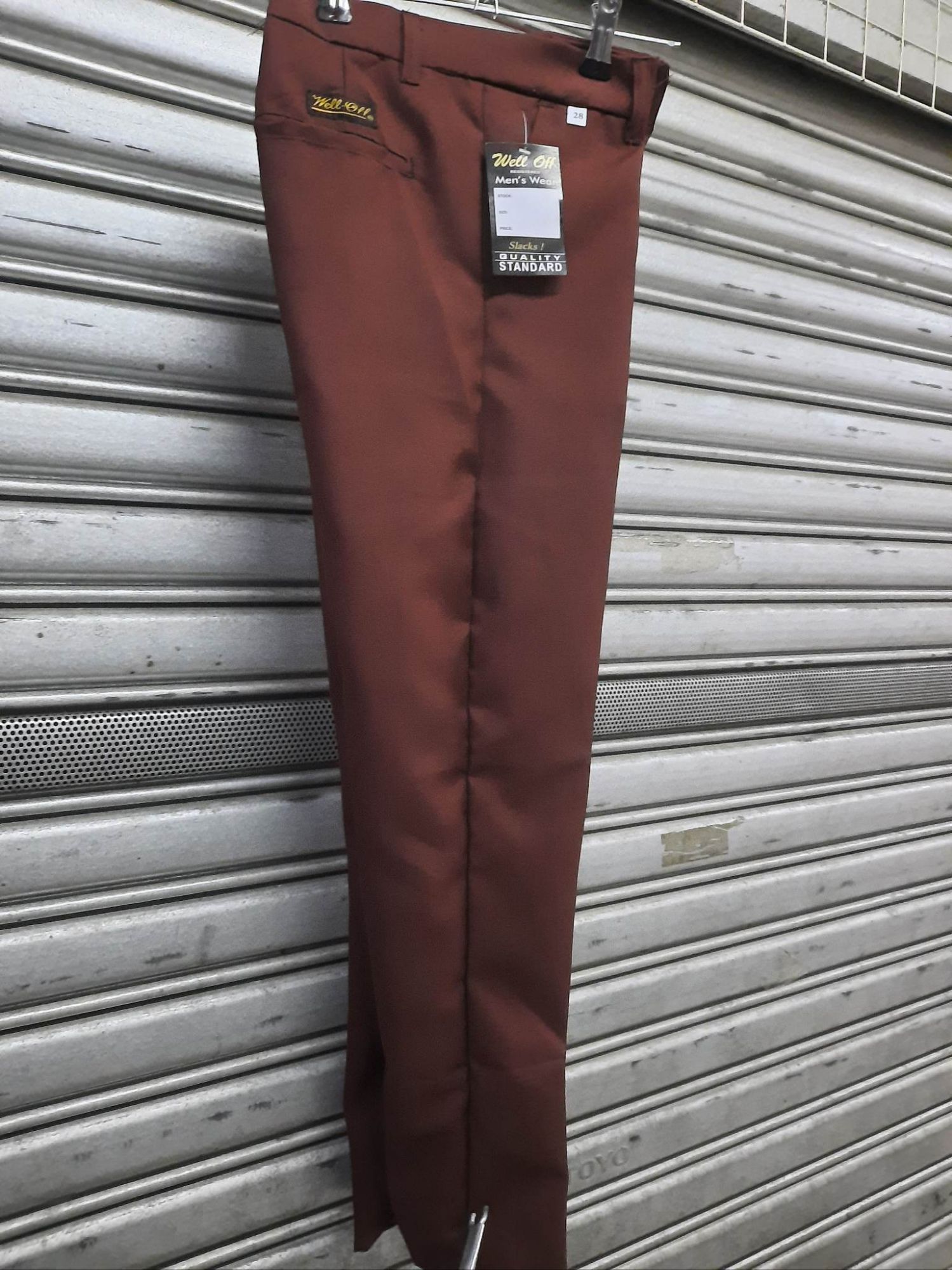 Tayion Classic Fit Suit Separates Pants, Rust - Men's Sale | Men's Wearhouse