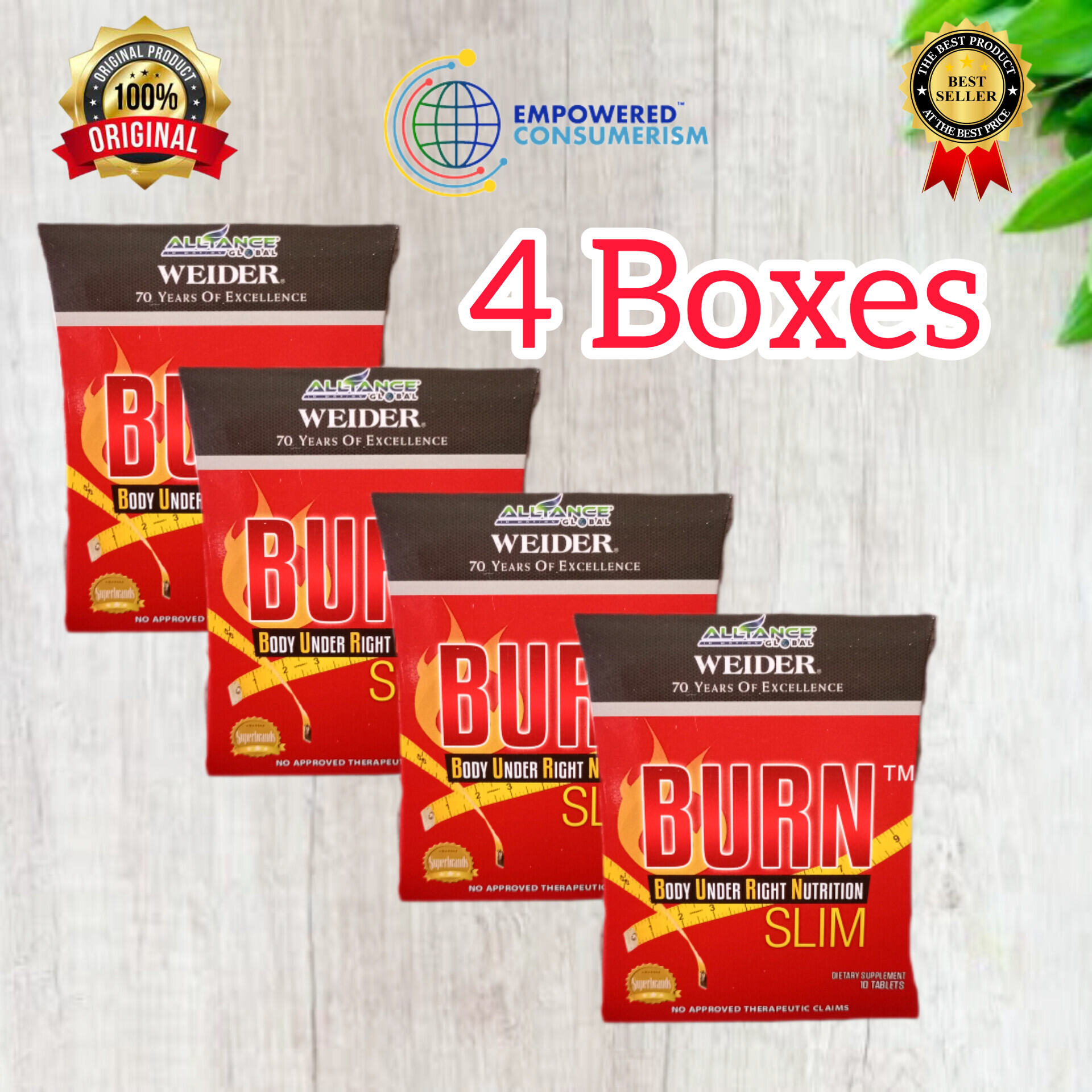 Burn Slim Tablet 3Boxes 30tablet Lazada PH