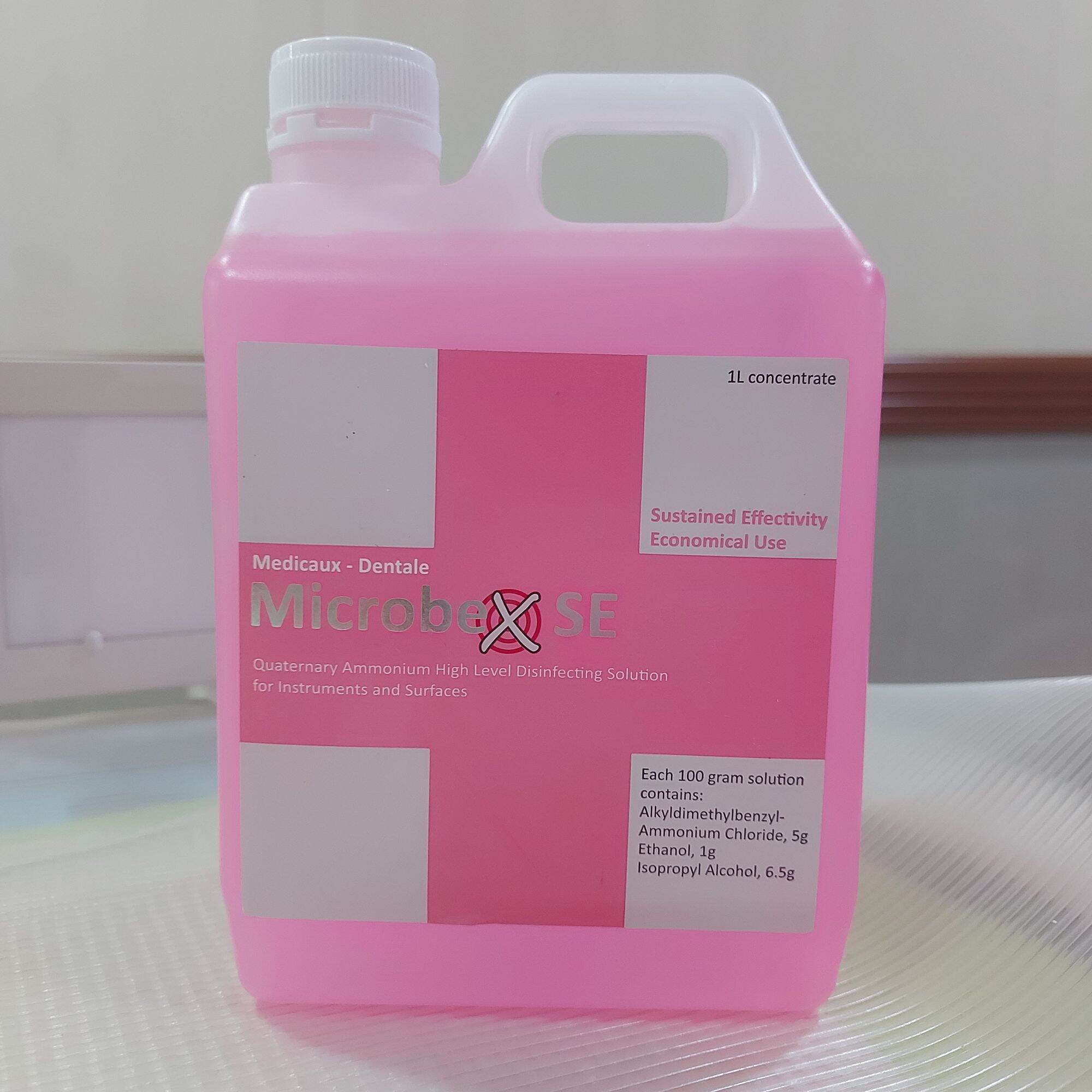 Microbex SE quaternary ammonium high level disinfecting solution for