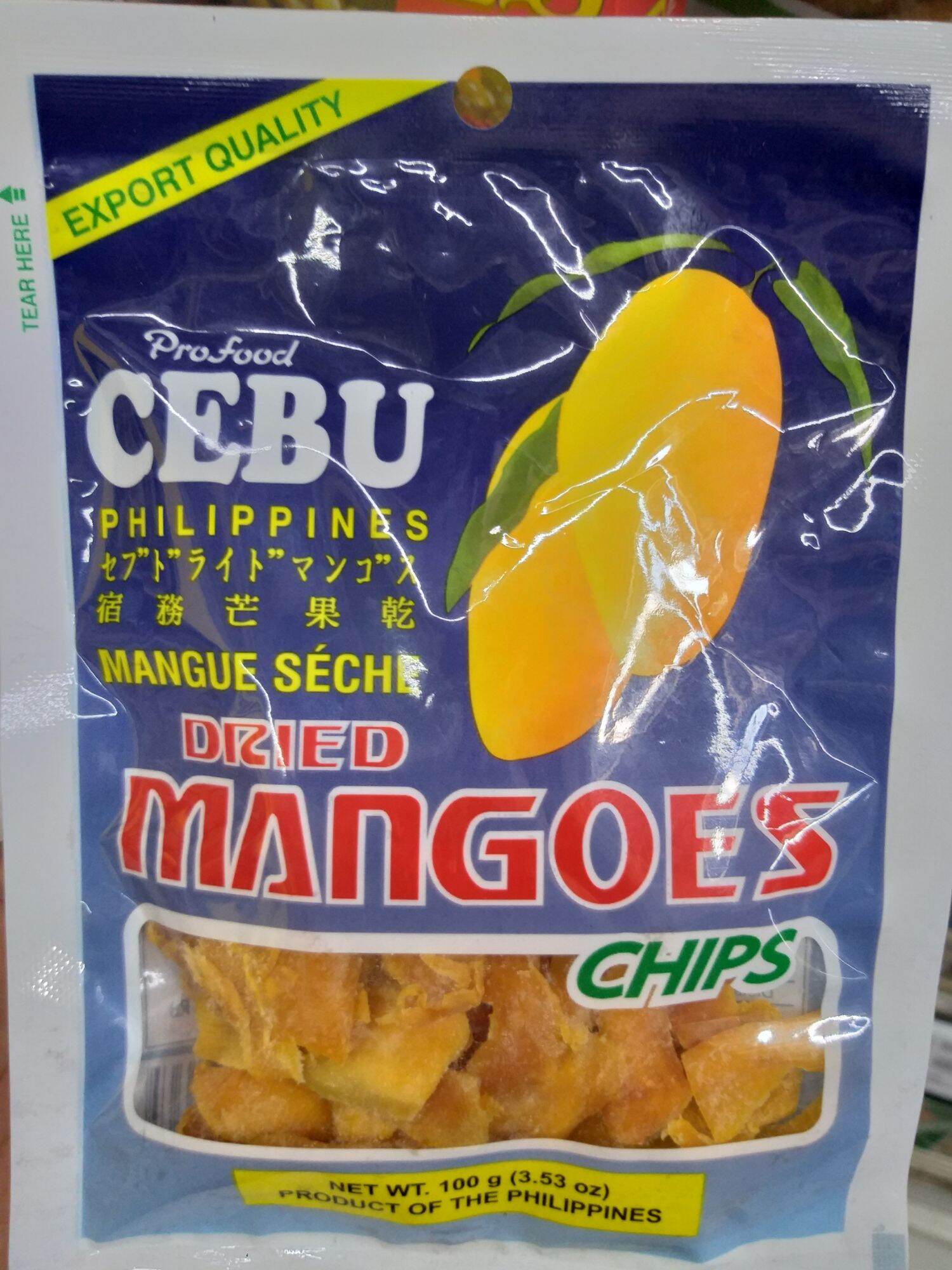CEBU DRIED MANGOES CHIPS (100g.)Have natural goodness Lazada PH