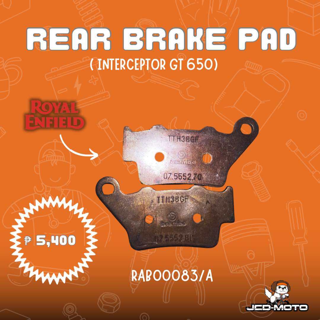 ROYAL ENFIELD REAR BRAKE PAD INTERCEPTOR GT650