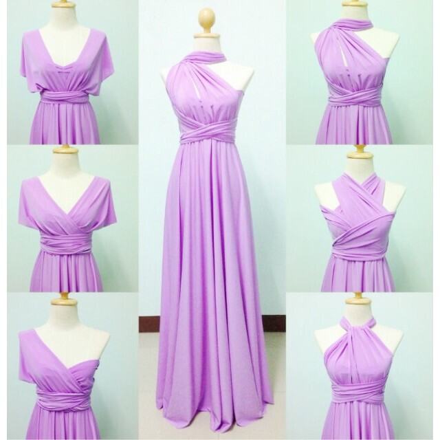 lavender infinity dress