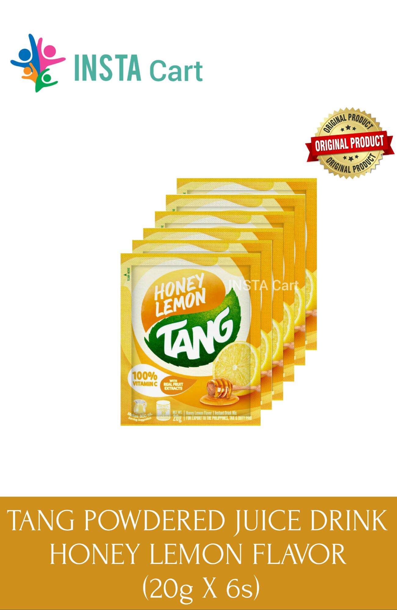 Tang Honey Lemon Flavored Powdered Juice Drink Sachet