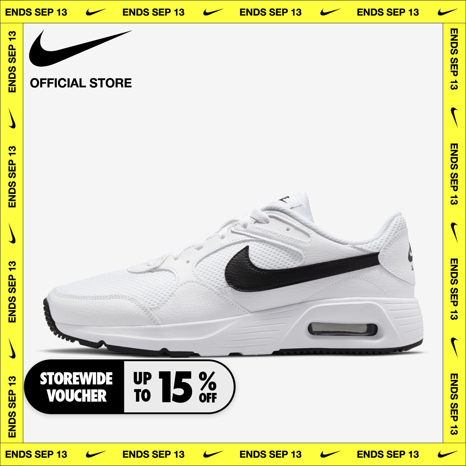 Nike Men's Air Max SC Shoes - White