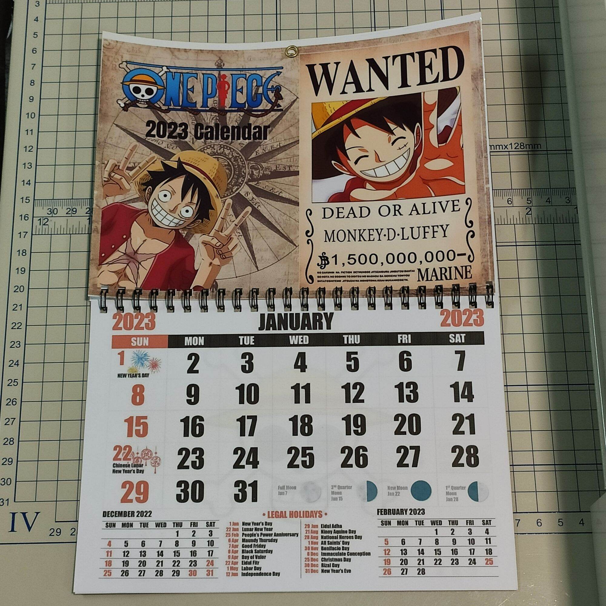 One Piece Calendar 2024 Template PosterMyWall, 59 OFF