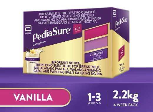 Pediasure Vanilla 1-3 Years Old 1.8 2.2Kg 2027 expiry