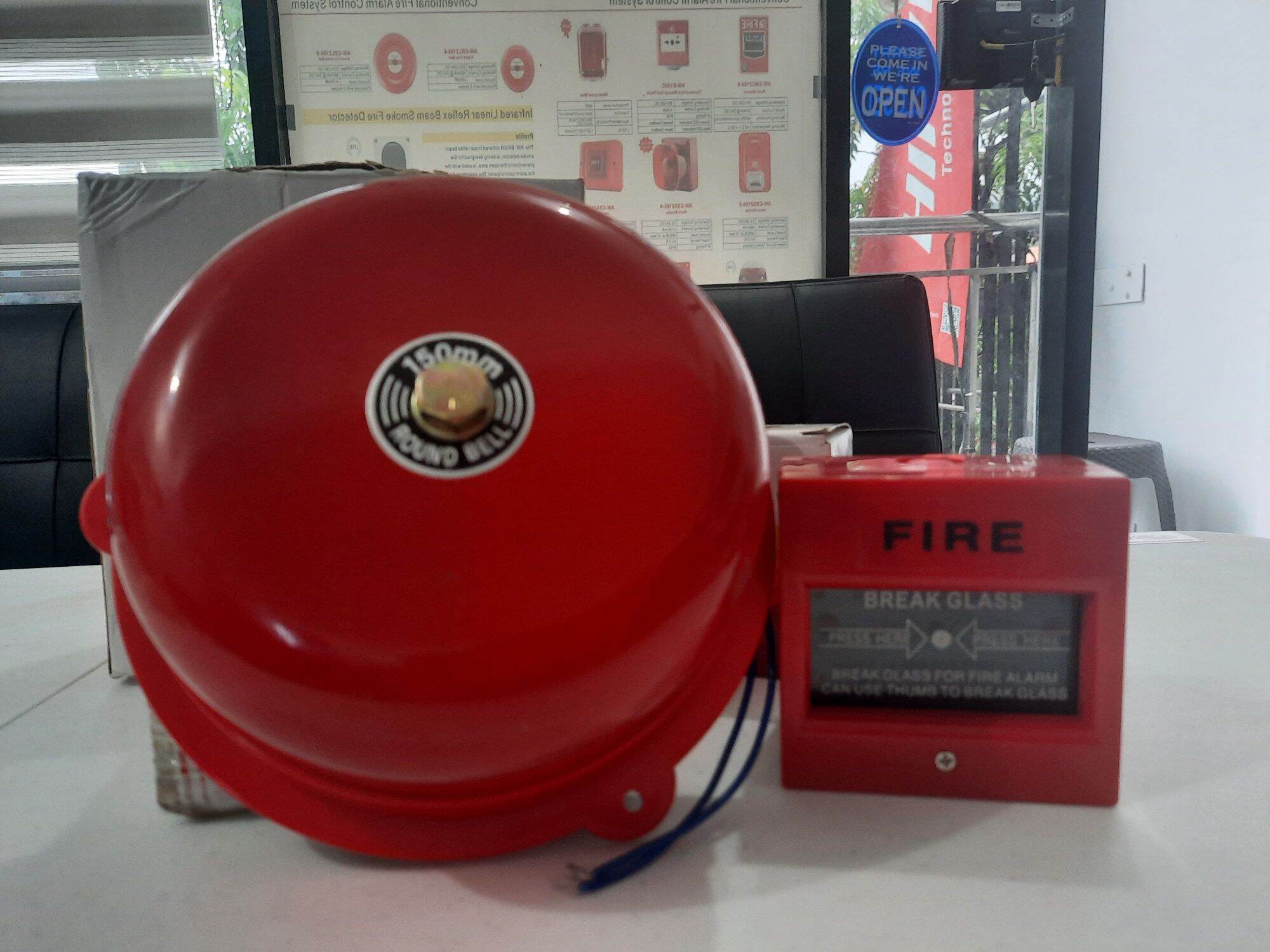 220v Fire Alarm Bell 6" with Switch Lazada PH