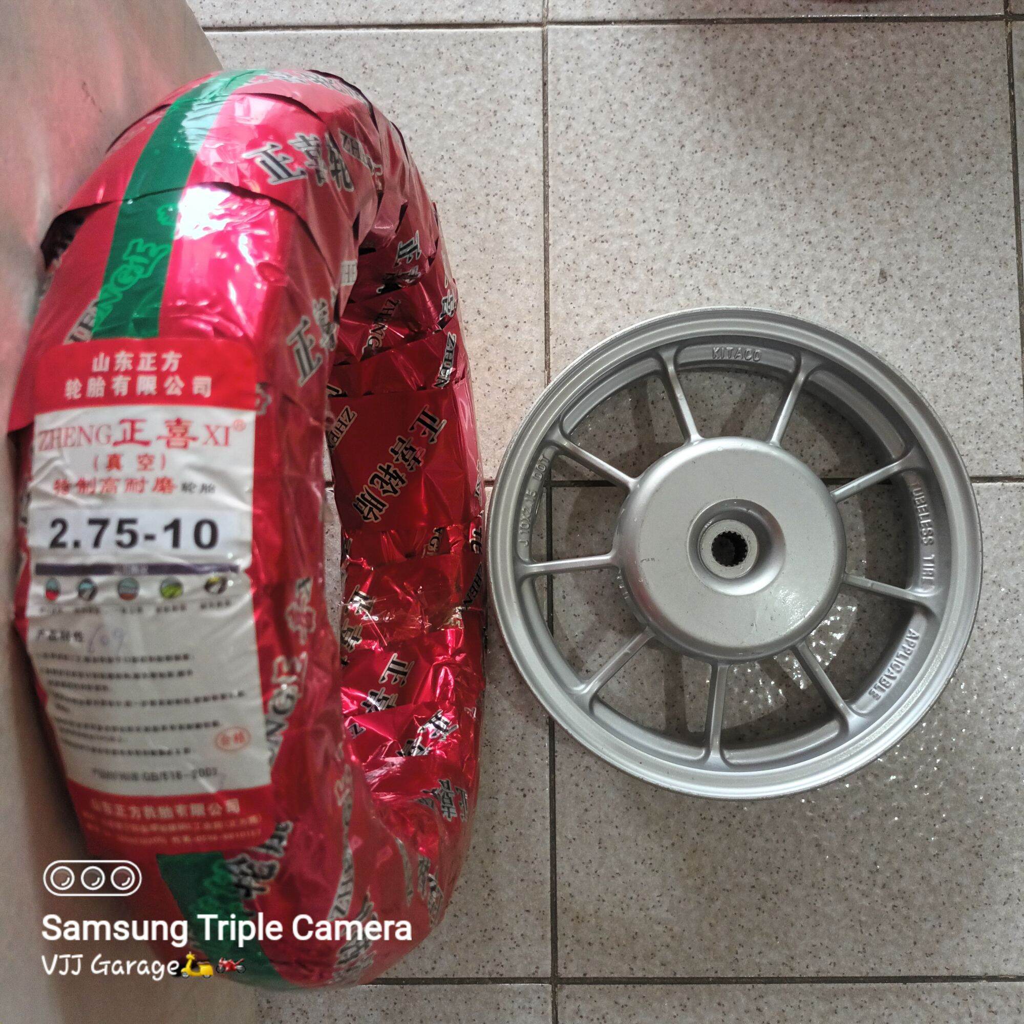 JOG / DIO / POCKET BIKE W/ 10 INCHES WHEEL DIAMETER TUBELESS TIRE ( 2