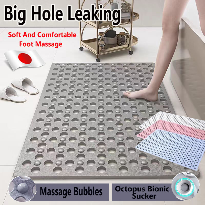 Non-Slip Quick Dry Bathroom Mat - Eco-Friendly Rubber Design