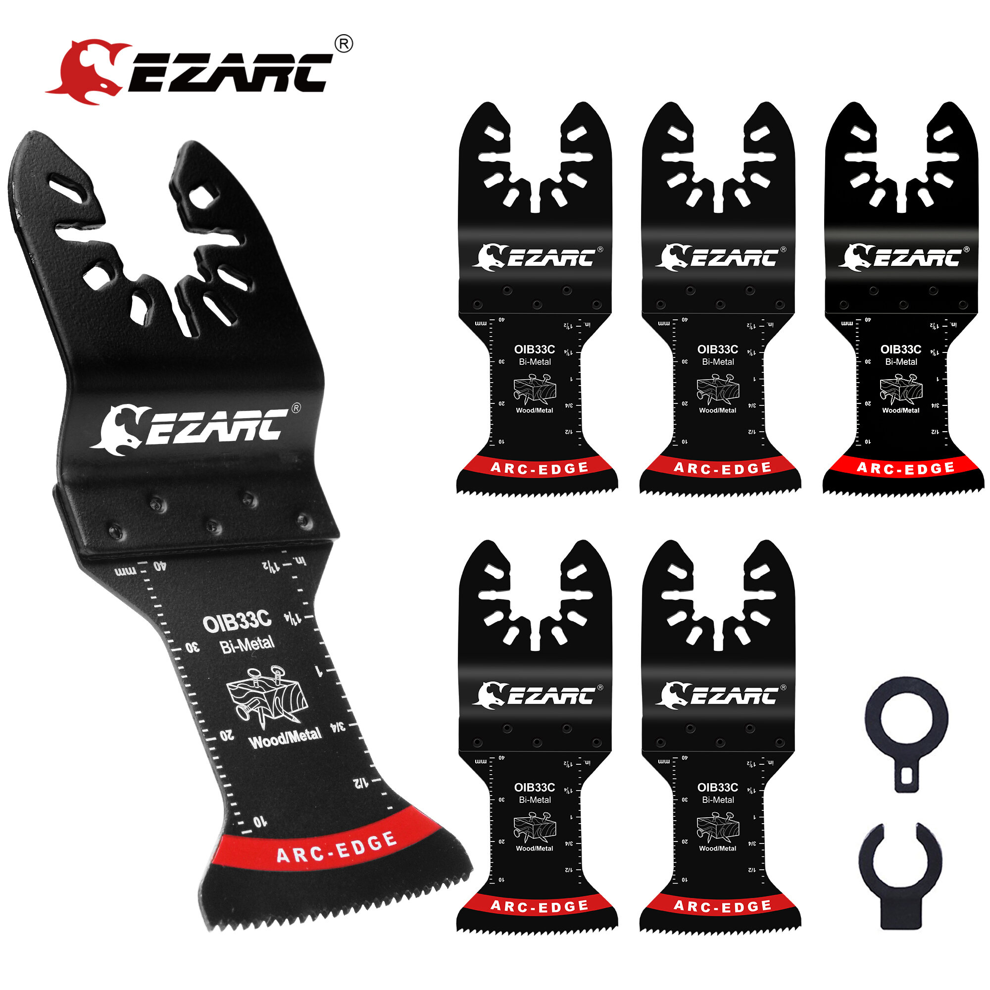 EZARC BiMetal Oscillating Saw Blade 5PCs Arc Edge Oscillating