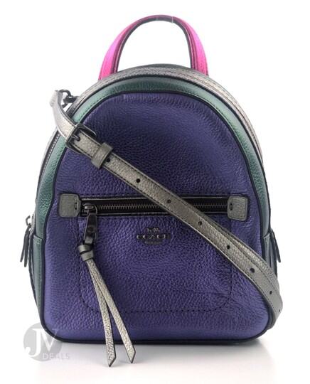 Coach hot sale metallic backpack