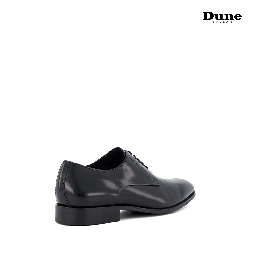Dune London Secretive Burnished Toe Lace-Up Shoes Black Lazada PH